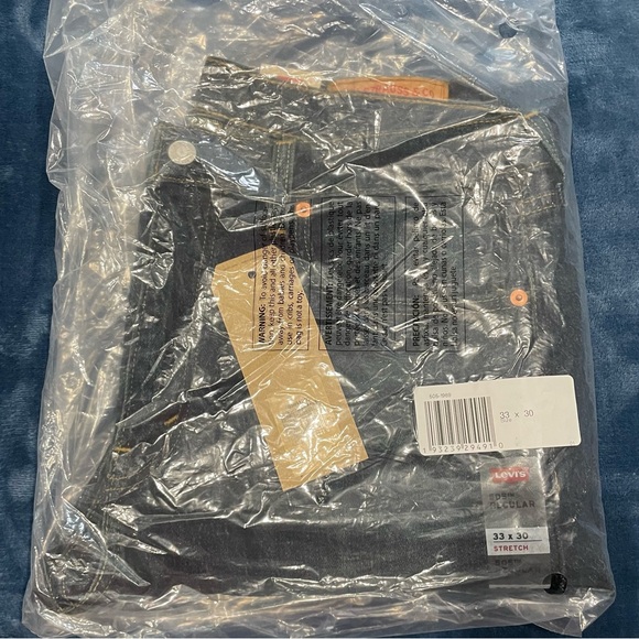 Levi's Men's 505 Regular Fit Jeans - Durian Blue - Picture 4 of 8